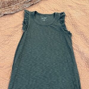 Universal Thread Gray Ruffle Sleeve t-shirt dress